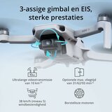 DJI Mini 4K Fly More Combo drone - 10 km bereik - 31 min vliegtijd