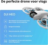 DJI Neo Motion Fly More Combo 4K drone - 7 km bereik - 18 min vliegtijd